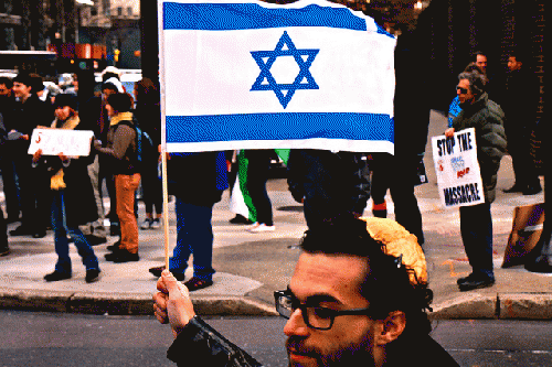 Pro Israel demonstration in Philadelphia, From ImagesAttr