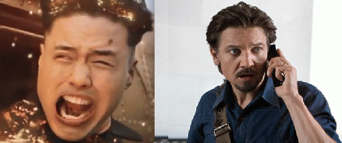 Randall Park as Kim Jong-un and Jeremy Renner as Gary Webb (, From ImagesAttr