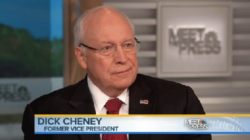 Former Vice President Dick Cheney appears on the December 14th episode of Meet the Press., From ImagesAttr