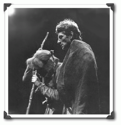 Ian Ruskin as Edgar in Shakespeare's King Lear, late 1970's.