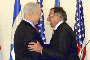 Panetta August 2012_No.339, with Benjamin Netanyahu.