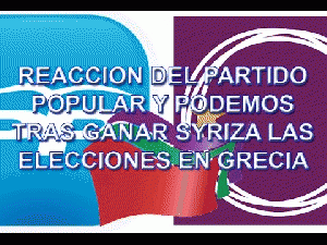 Reacciones del PP y PODEMOS tras ganar Syriza las elecciones en Grecia Reacciones del PP y PODEMOS tras ganar Syriza las elecciones en Grecia Grecia 2015 Elecciones griegas Elecciones en grecia democracia en grecia syriza ..., From ImagesAttr