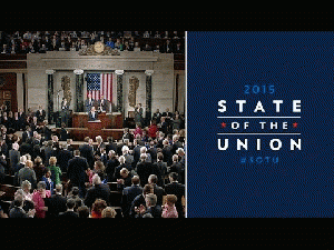 President Barack Obama delivers his sixth State of the Union address, at the United States Capitol, January 20, 2015., From ImagesAttr