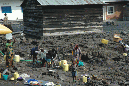 Down the Street from Mobutu's Former Palace in Goma