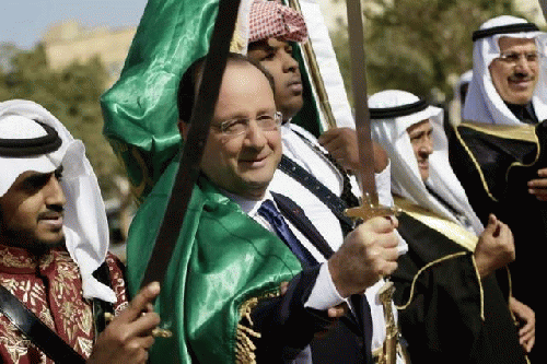 Hollande with Arab Leaders, From ImagesAttr