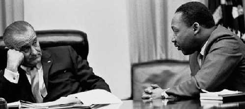 LBJ with MLK