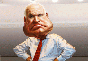 John McCain - Caricature, From ImagesAttr