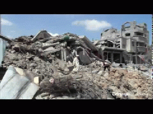 Gaza residents return to scenes of total destruction, From ImagesAttr