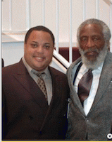 with Actor/Activist Dick Gregory, 2008