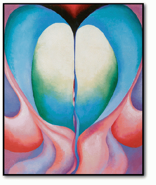 Blue-Pink Series 1 painting