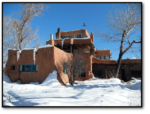 Luhan house in snow