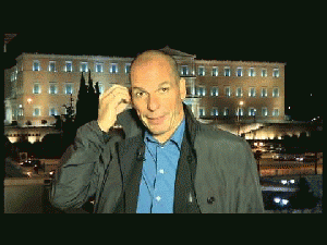 Greek finance minister for Syriza party Yanis Vvaroufakis., From ImagesAttr