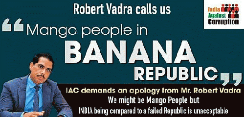 India Against Corruption protests Robert Vadra's taunt, From ImagesAttr