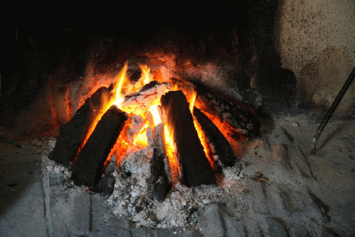 A peat fire, From ImagesAttr