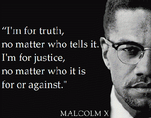 Malcolm X: I'm for truth, no matter who tells it., From ImagesAttr