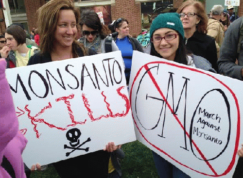 anti-Monsanto, anti GMO protest, Phila. 2013, From ImagesAttr