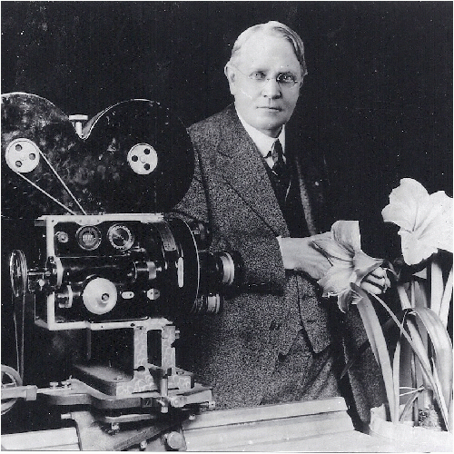 Arthur C. Pillsbury in his laboratory, From ImagesAttr