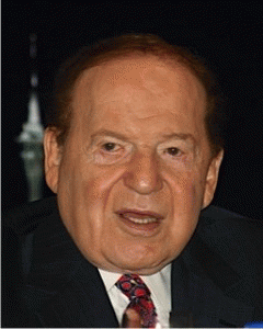 Casino mogul Sheldon Adelson., From ImagesAttr