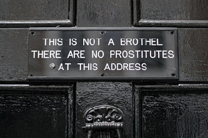 This is not a brothel...