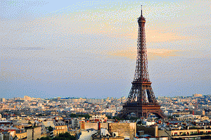 Eiffel Tower from Arc de Triomphe, From ImagesAttr