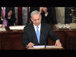 Watch Israeli Prime Minister Benjamin Netanyahu's full speech to Congress Israeli Prime Minister Benjamin Netanyahu addressed a joint meeting of Congress in Washington, D.C. to say that the ongoing negotations between Iran and the ..., From ImagesAttr