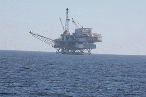 Oil Platform in the Santa Barbara Channel, California, From ImagesAttr