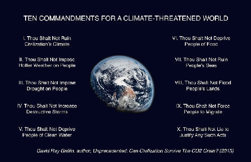 Ten Commandments for a Climate Threatened World, From ImagesAttr