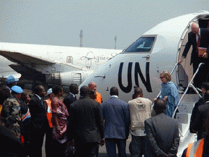 Behind the Scenes: Secretary Clinton Arrives in Goma.  So what was really going on behind the scenes in your pvt. accts., Madam Secretary?