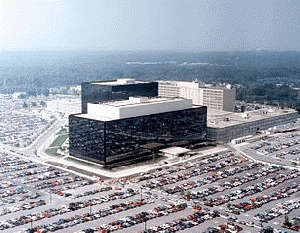 From commons.wikimedia.org/wiki/File:National_Security_Agency_headquarters,_Fort_Meade,_Maryland.jpg: National Security Agency, Fort Meade, Maryland