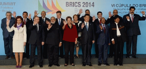 The last summit of UNASUR, which was also the BRICS bloc, From ImagesAttr