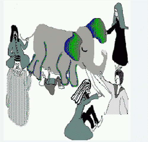 wise ones and the elephant