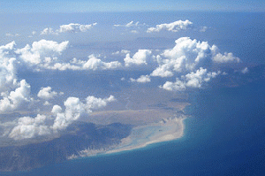 Detwah lagoon from the air, From ImagesAttr