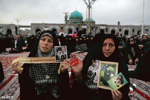 Iranian women attending a speech by Iran's Supreme Leader Ali Khamenei., From ImagesAttr