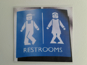 Restroom signs, From ImagesAttr