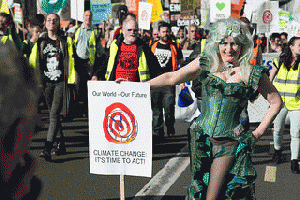Green Lady for Climate Change