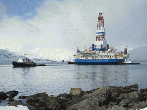 Environmental and Native groups fear that the odds of an oil spill from drilling in the Arctic Sea are too high.