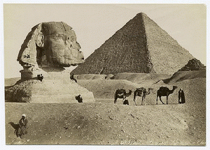 Sphynx and pyramid-- monuments to psychopaths.