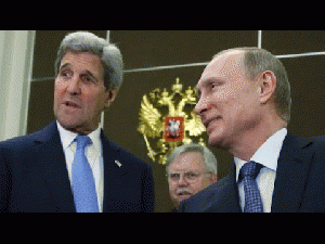 U.S. Secretary of State John Kerry met with Russian President Vladimir Putin, From ImagesAttr