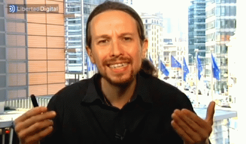 Pablo Iglesias, leader if Podemos, From ImagesAttr