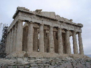 The Parthenon at the Acropolis in 2004