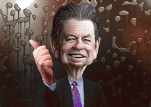 Arthur Laffer - Caricature