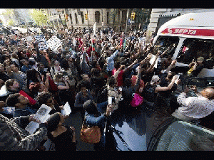 Philadelphia Protesters Clash with Police