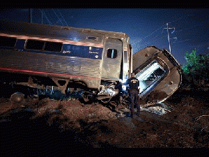 Amtrak Train Derails in Philadelphia