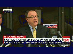 Baltimore Police Union: Charges in Freddie Gray Case 'Egregious Rush to Judgment' Police attorney Michael Davey responds to the charges against the police officers in the death of Freddie Gray. Police attorney Michael Davey responds to the ..., From ImagesAttr