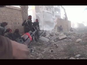 Syria War - Al-Nusra Front Heavy Intense Urban Firefightthe Al-Nusra Front, From ImagesAttr