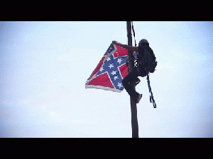 #BreeNewsome Activist Bree Newsome removes SC Confederate Flag from SC State House For a brief hour on Saturday morning, the Confederate rebel flag no longer flew on the grounds of South Carolina's State House. Activist Bree Newsome and an ...