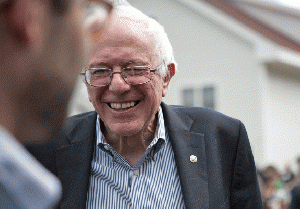 Bernie Sanders on the campaign trail, From ImagesAttr