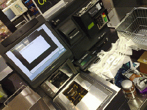 Self-service checkout. Nobody works here., From ImagesAttr