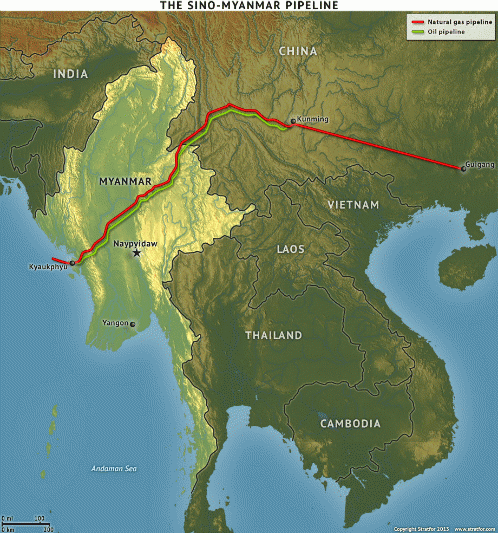 Sino-Myanmar Oil Pipeline Evades the U.S. Navy in the Straits of Malacca