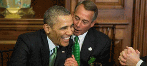 Barack Obama and John Boehner., From ImagesAttr